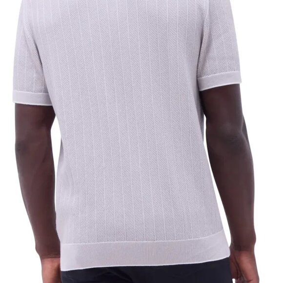 LIKE NEW! Bugatchi Johnny Collar Rib Polo Size Medium - Picture 5 of 13